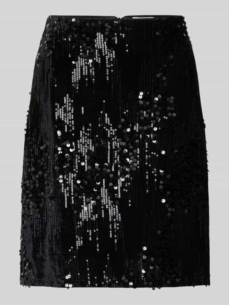 Spódnica mini z cekinowym obszyciem na całej powierzchni model ‘Doffi’