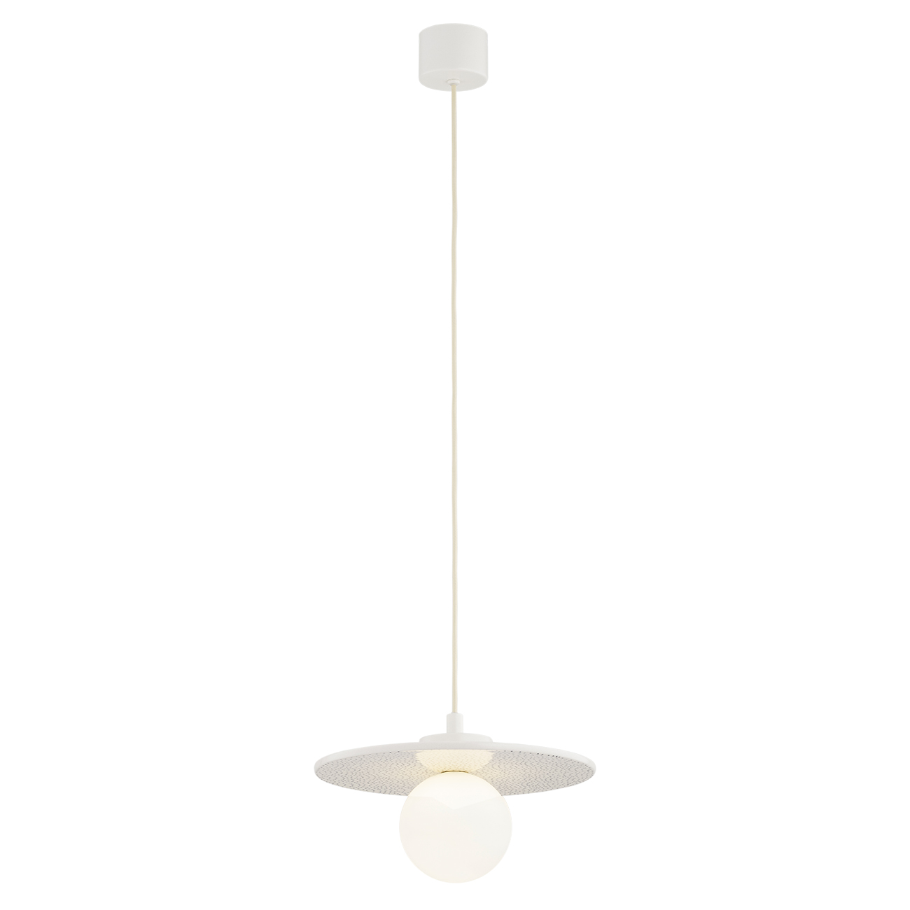 Lampa wisząca BOLL G9 IP44 - biały/granatowy
