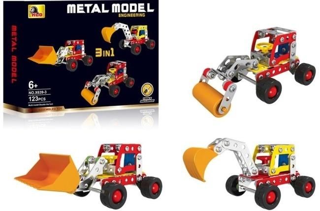 Zestaw konstruktor metal 3w1 - zabawka