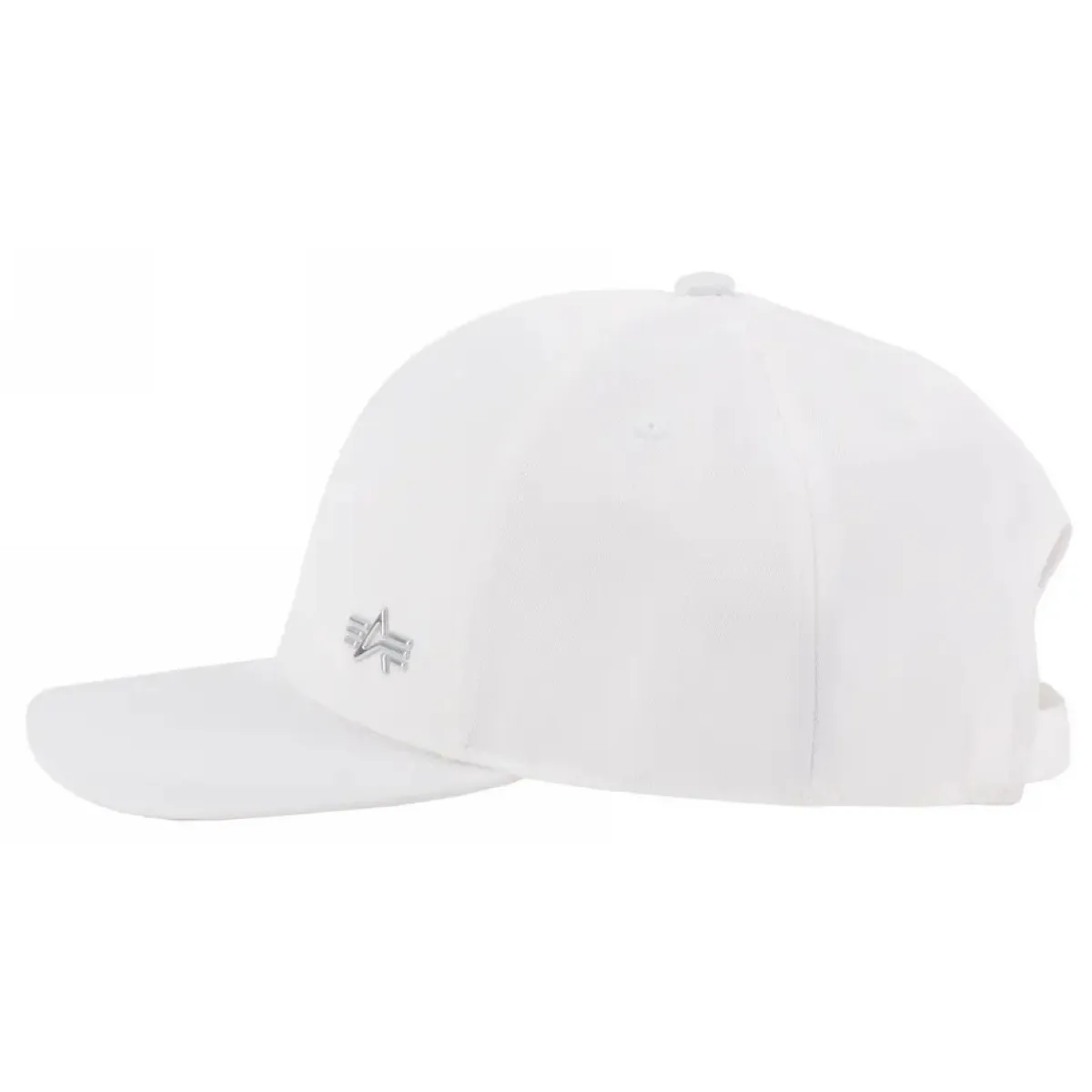 Alpha Industries Czapka Metal Label Cap 156905 532 - White/Metalsilver
