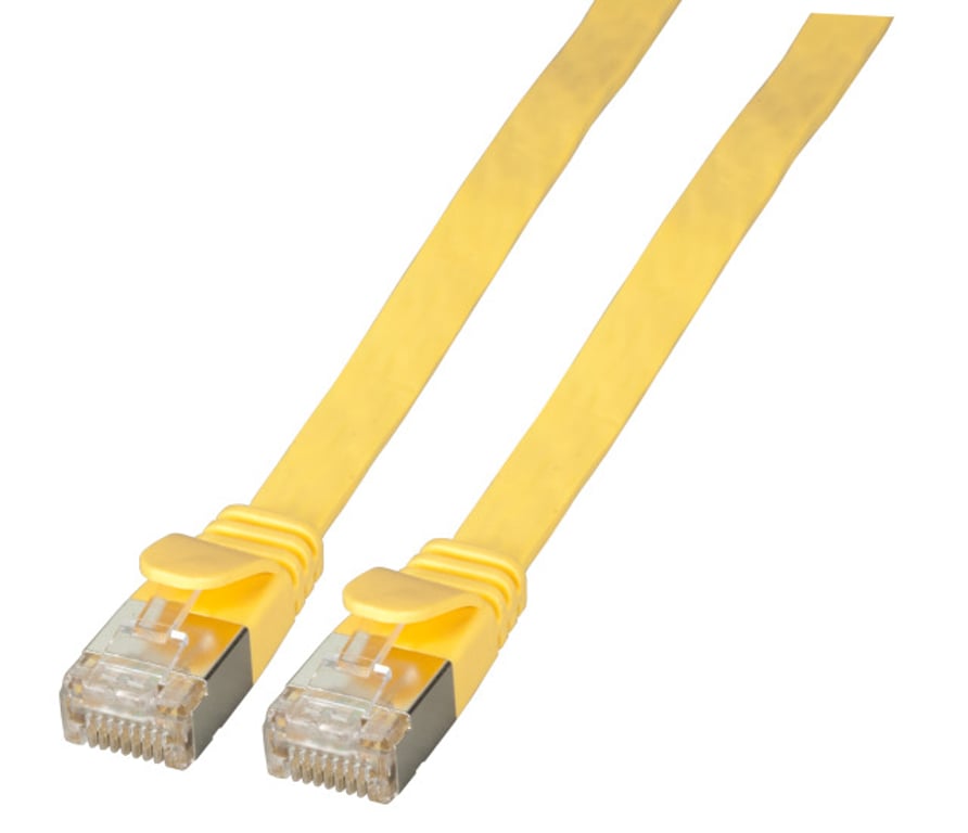 EFB Elektronik K5545GE.1 kabel sieciowy Żółty 1 m Cat6a U/FTP (STP)