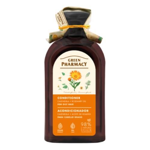 Green Pharmacy Nagietek i Olej rozmarynowy Odżywka do włosów przetłuszczających się, 300 ml