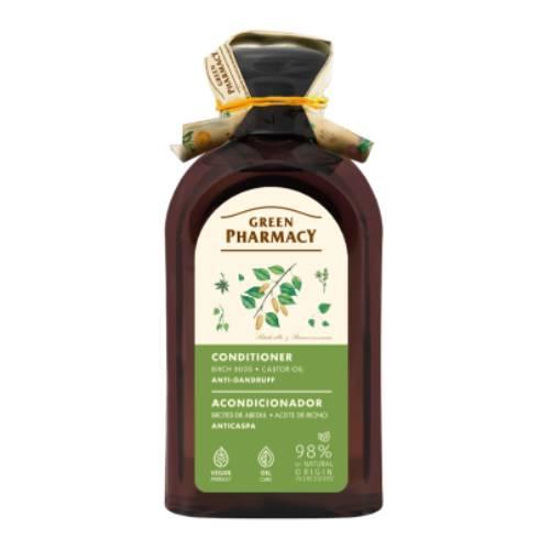 Green Pharmacy Pąki brzozy i Olej rycynowy Odżywka przeciwłupieżowa, 300 ml