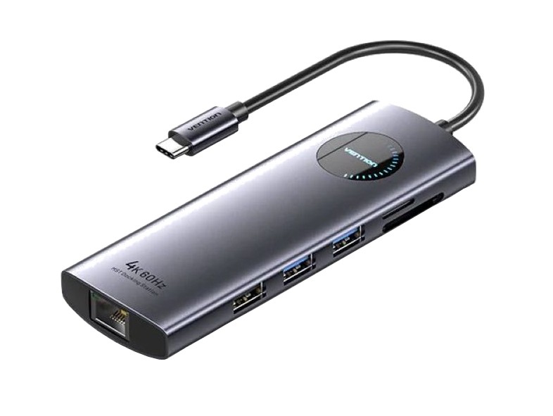 Vention 9w1 MST USB-C 4K 100W PD 5Gbps TQVHB