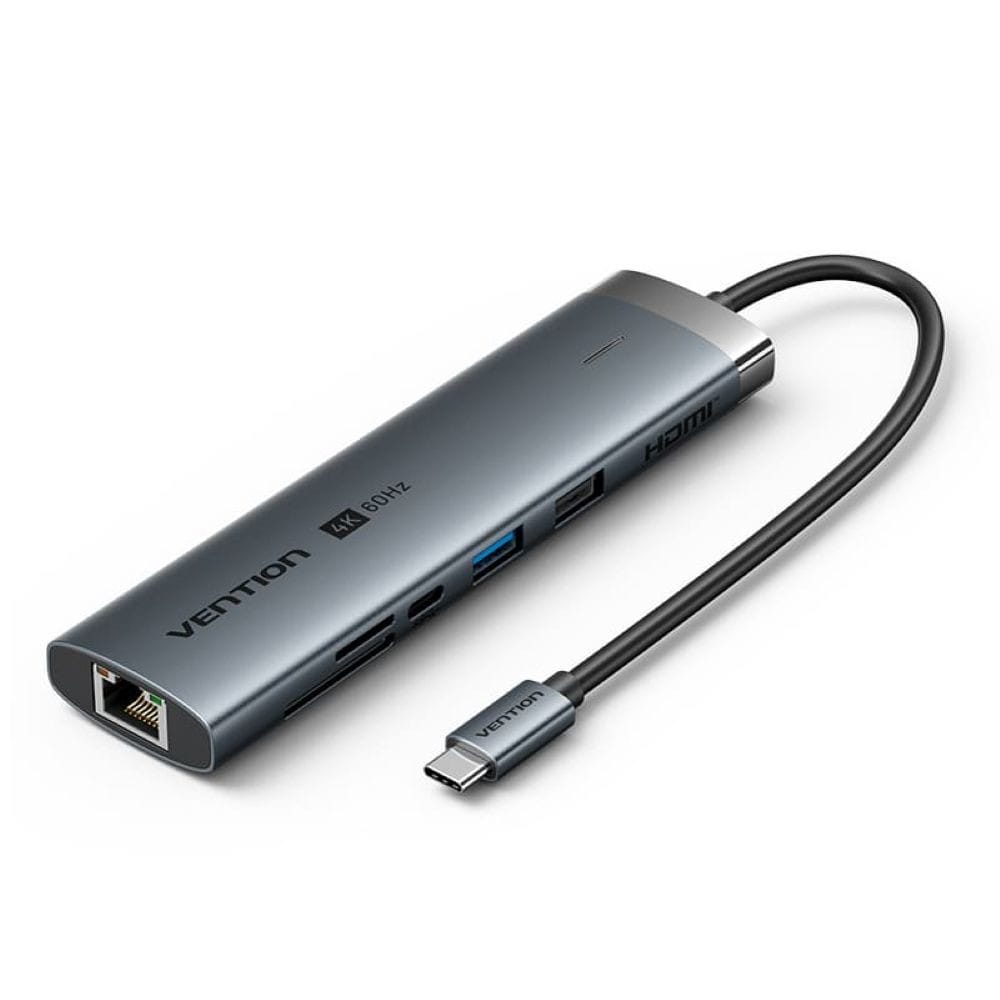 Vention 8w1 USB-C 4K 60Hz 100W PD 0.15m TGUHB