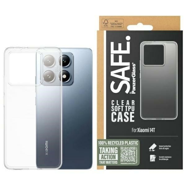 SAFE by PanzerGlass Xiaomi 14T Hardcaseprzeźroczysty/clear SARTPUCG58564