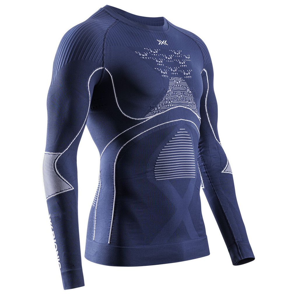 Męska koszulka X-Bionic Energy Accumulator 4.0 Shirt Lg Sl Rozmiar: L / Kolor: ciemnoniebieski