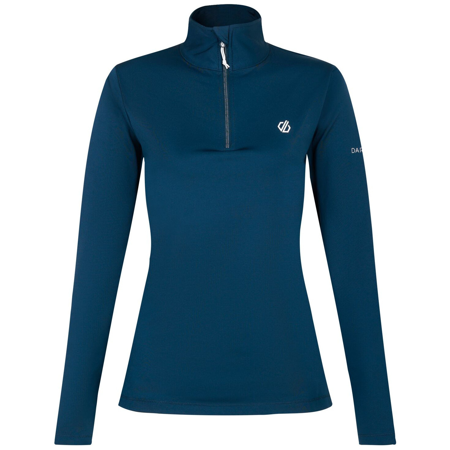 Koszulka damska Dare 2b Lowline II Strtch Rozmiar: S / Kolor: ciemnoniebieski/biały