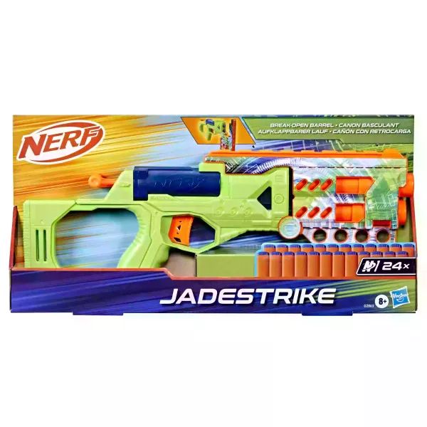 Nerf: N Series Jadestrike - broń miotająca piankowe strzały.