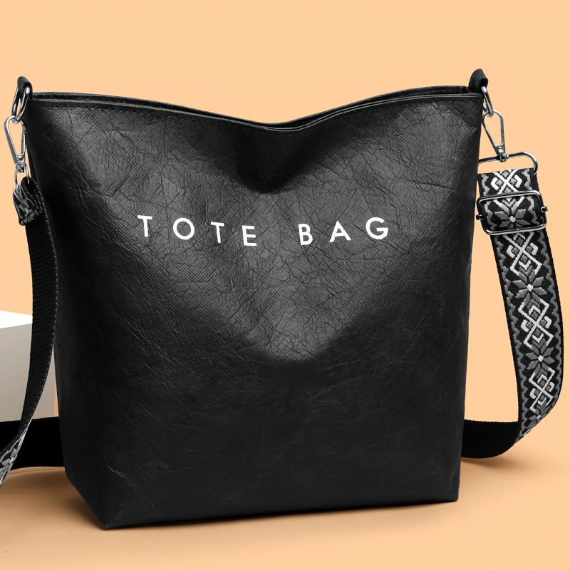 TEMU Perfect Lily Damska Boho Torba Tote - Duża Pojemność, Przekształcalna na Ramię/Torba z Regulowanym Paskiem, Wzór Ochrony Zamek Błyskawiczny,