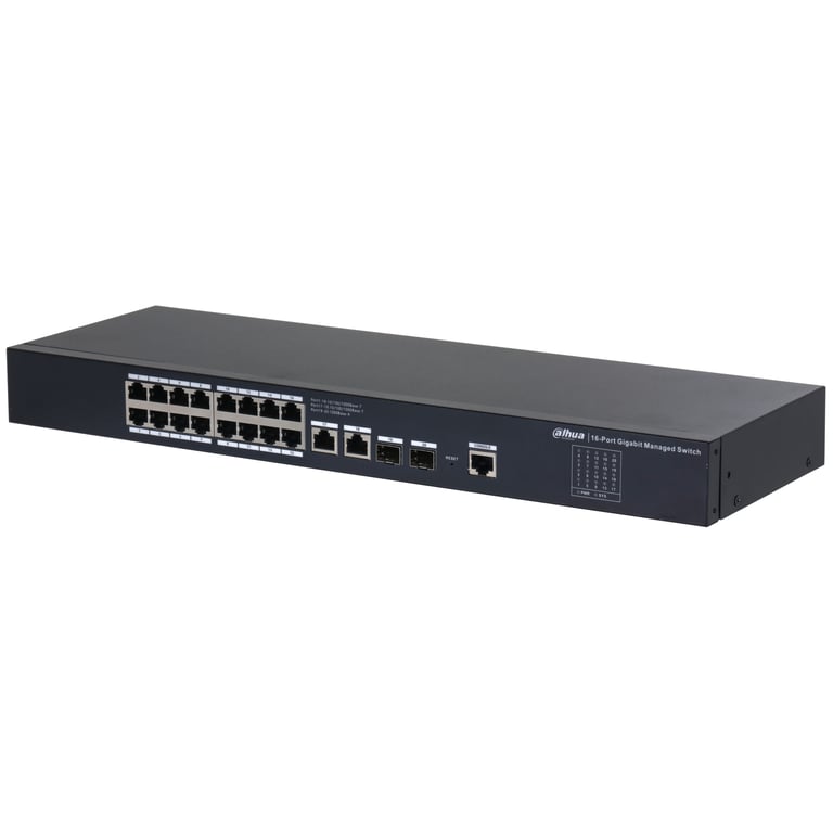 Dahua Technology SG4020 Zarządzany L2 Gigabit Ethernet (10/100/1000) 1U Czarny DH-SG4020