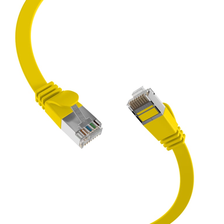 EFB Elektronik K5545GE.0,15 kabel sieciowy Żółty 0,15 m Cat6a U/FTP (STP)