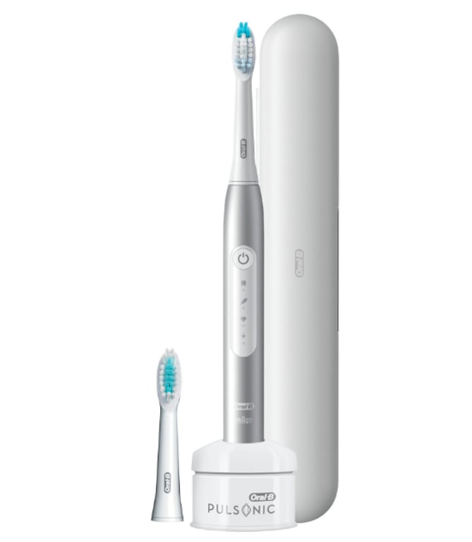 Oral-B Pulsonic Slim Luxe 4500 Dorosły Soniczna szczoteczka do zębów Platyna