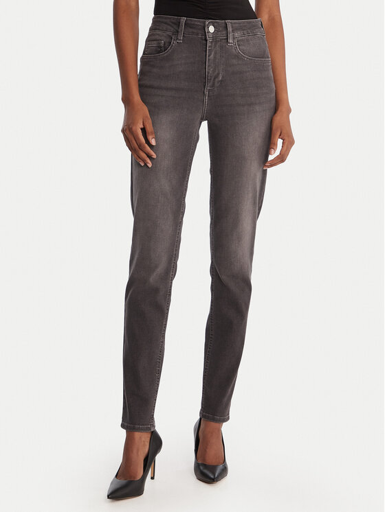 Liu Jo Jeansy UF5013 D4615 Szary Skinny Fit