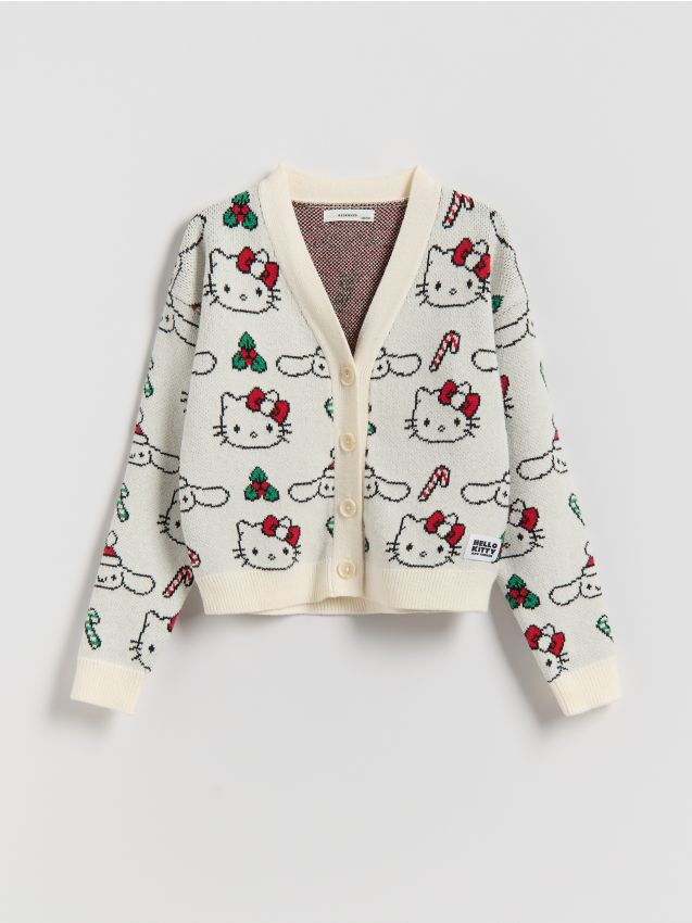 Reserved - Kardigan Hello Kitty and Friends - wielobarwny
