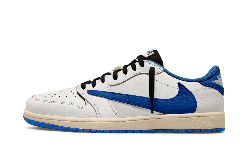 Jordan 1 Retro Low OG SP Fragment x Travis Scott Sail Military Blue