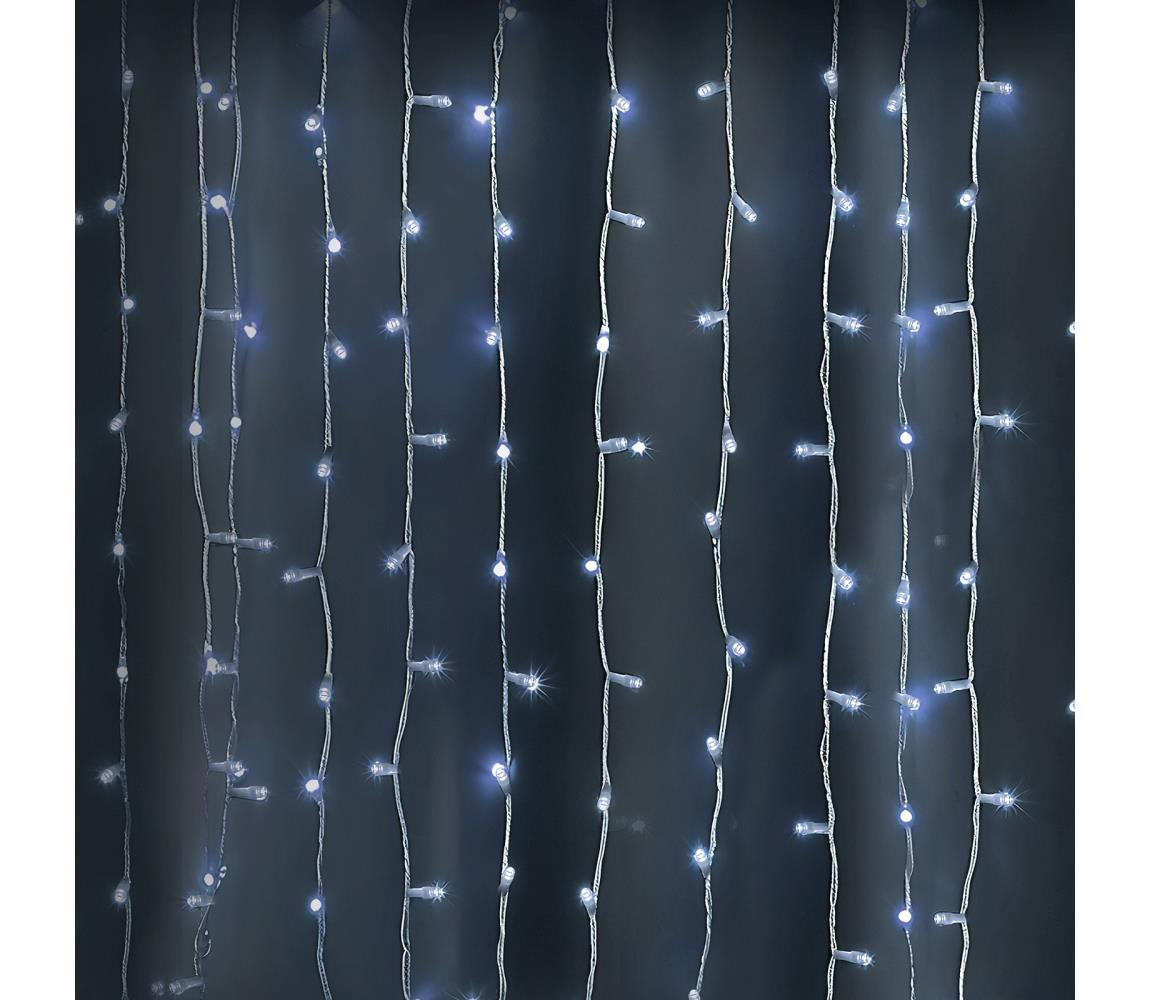 Aigostar - Zewnętrzne lampki świąteczne LED 558xLED/6W/230V 3x1,8m IP44 zimna biel