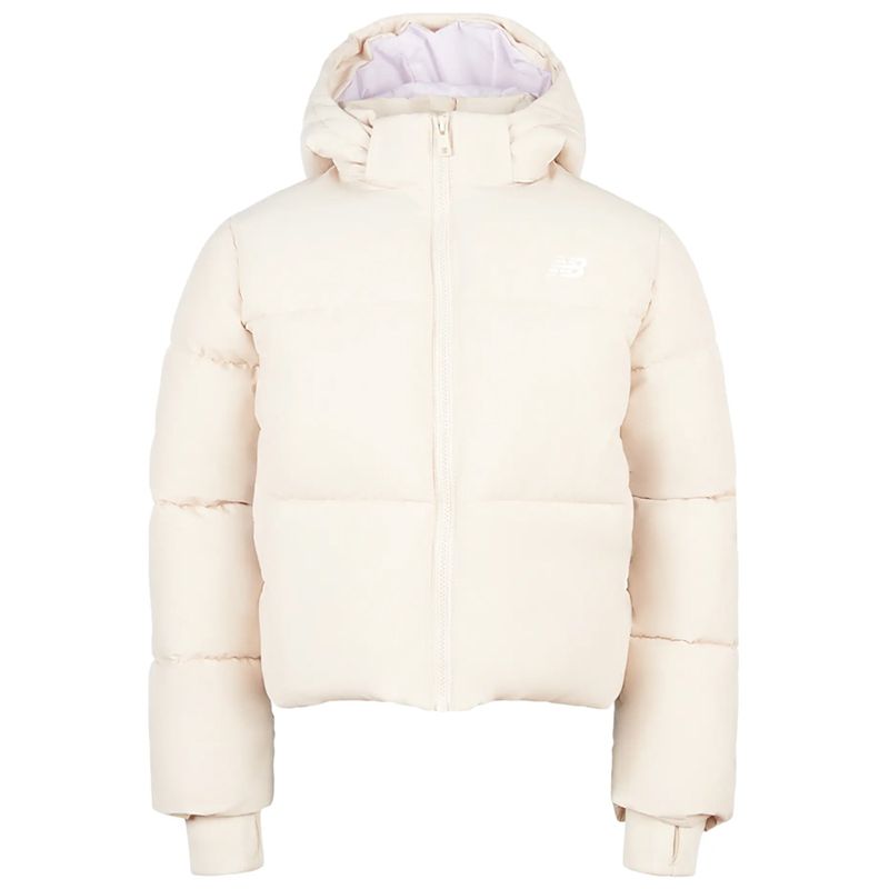 Kurtka dziecięca New Balance LAKG0230BIS - beżowa