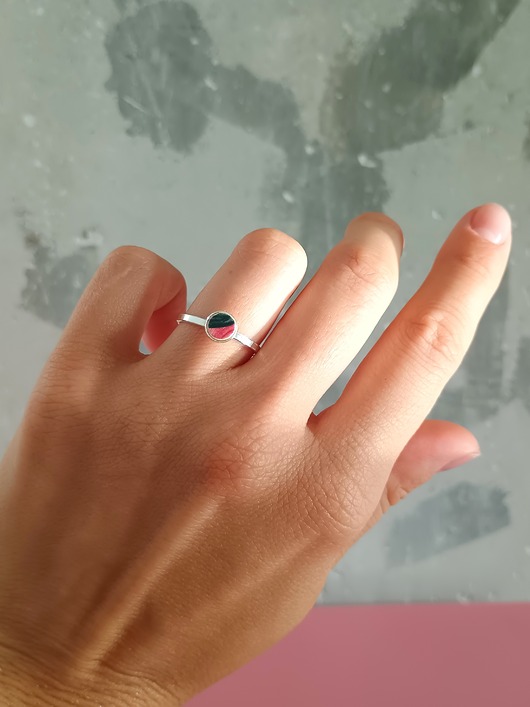 Pierścionek Włocławek srebrny