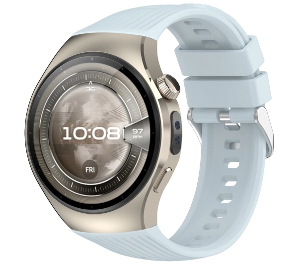 Bizon Strap Watch Silicone S do Huawei Watch 5 42 mm jasnoniebieski