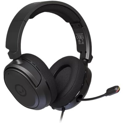 LORGAR Kaya 360, USB Gaming headset with microphone, CM108B, Plug'amp;Play, USB-A connection cable 2m, fabric ear pads, size: 192*184.7*88mm, 0.314kg, Kolor: CZARNY