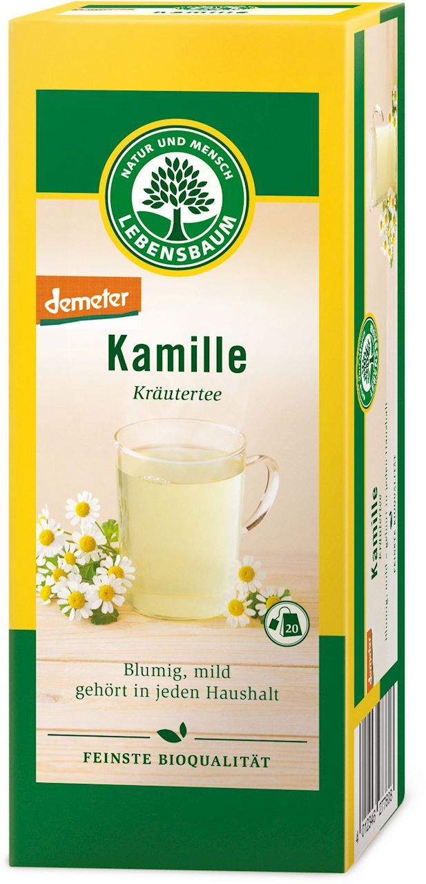 Lebensbaum Herbatka rumiankowa demeter 20 x 1,5 g Bio - żywność