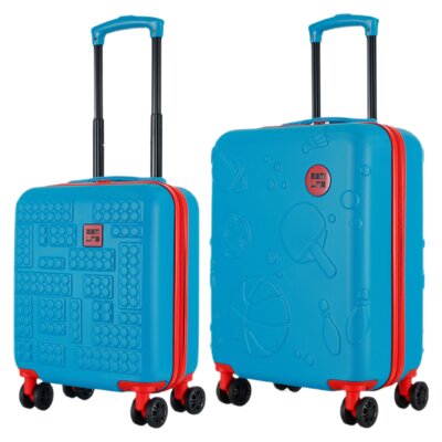 Zestaw walizek SEMI LINE T5887-0 44.5/54.5 cm Niebiesko-czerwony