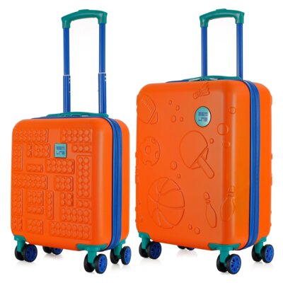 Zestaw walizek SEMI LINE T5886-0 44.5/54.5 cm Pomarańczowy