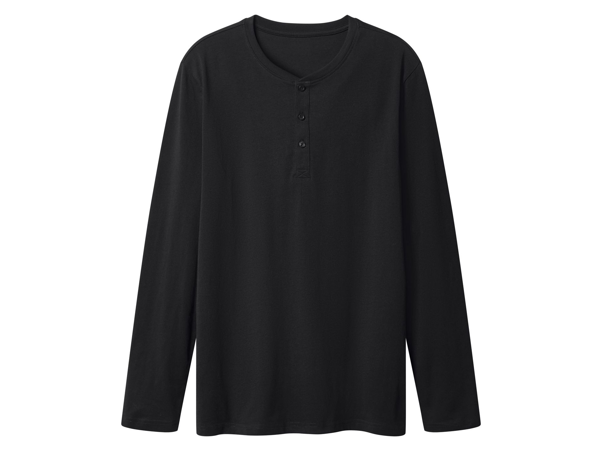 esmara Men Koszulka męska z bawełny z długim rękawem (Granatowy, L (52/54))