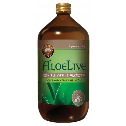 AloeLive Sok z aloesu z miąższem, 1000 ml -> Wysyłka 3,99 - odbiór w Żabce