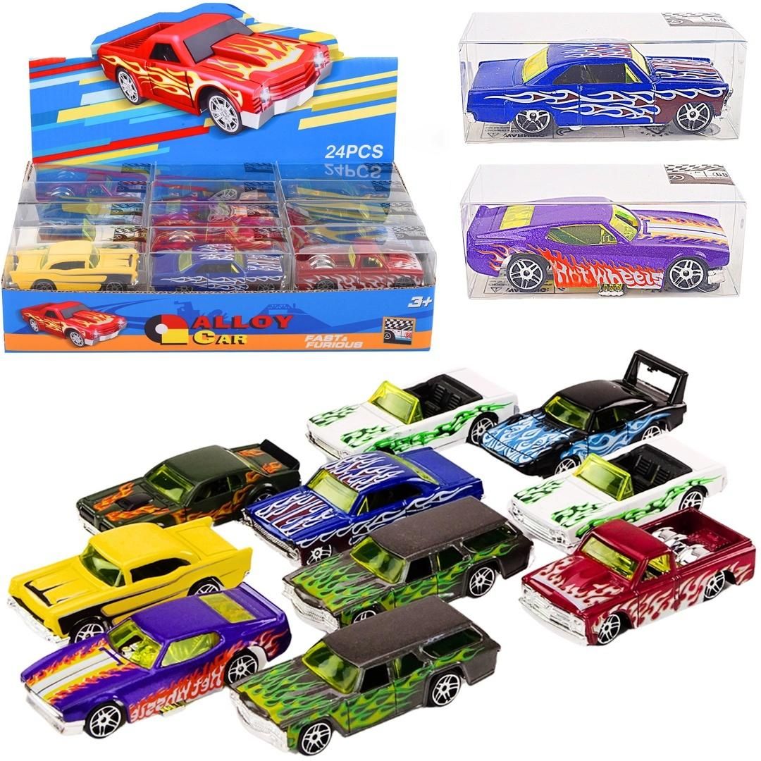 Auto resorak metalowy Mix - zabawka