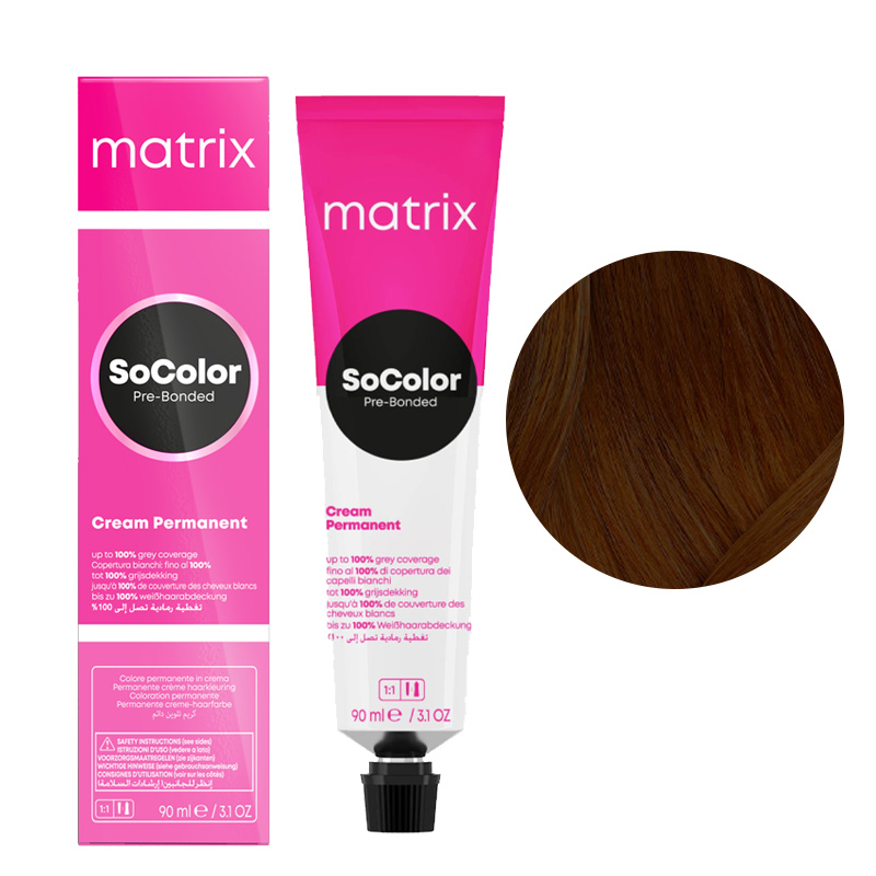 Matrix SoColor, farba do włosów z technologią Pre-Bonded, 5NW, 90ml