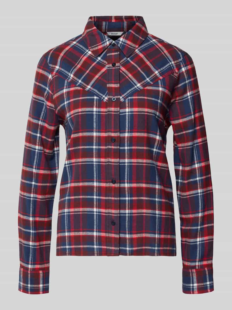 Bluzka koszulowa z listwą guzikową