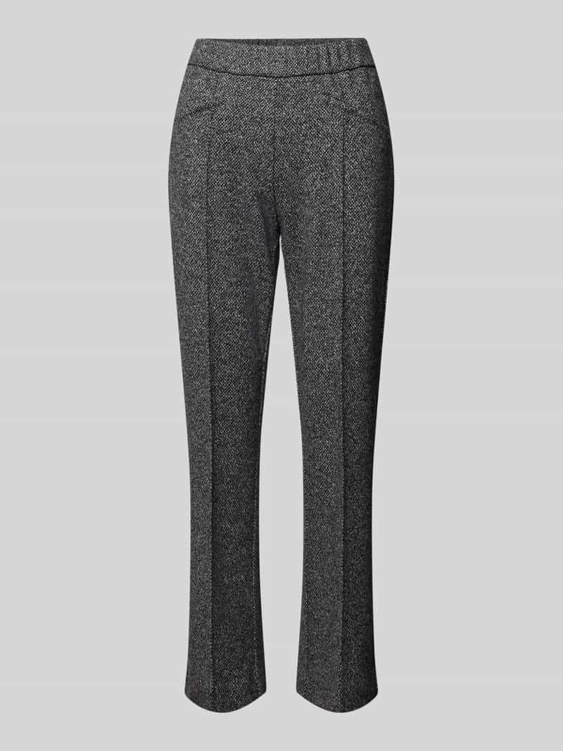 Spodnie materiałowe o kroju slim fit z dodatkiem wiskozy model ‘Jenny’