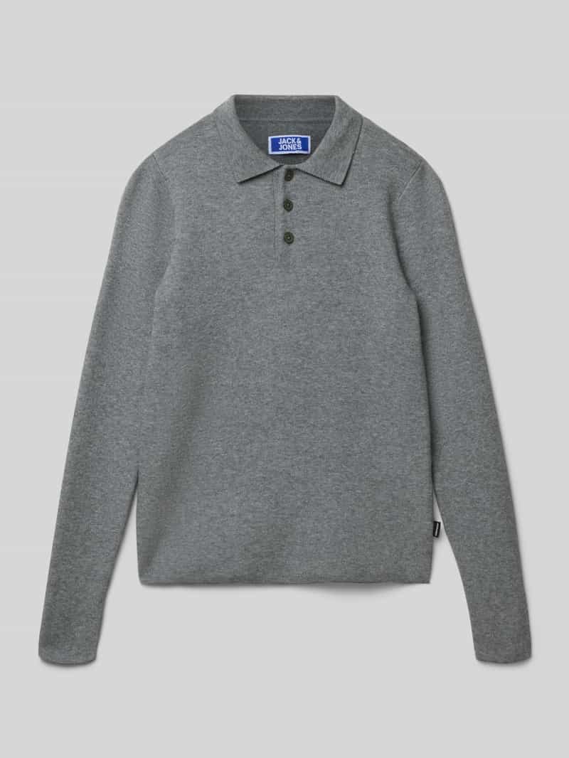 Koszulka polo o kroju regular fit z efektem dzianiny model ‘Bradfort’