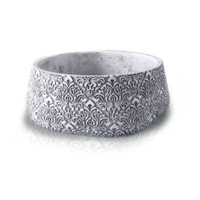 Osłonka misa betonowa szara 18 cm