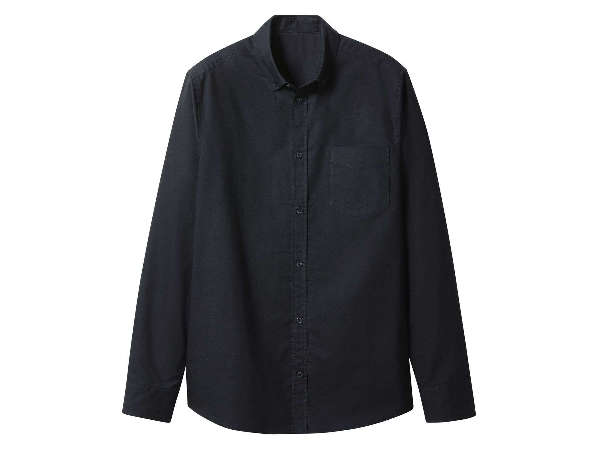 esmara Men Koszula męska casualowa z bawełny (Granatowy, M(39/40))