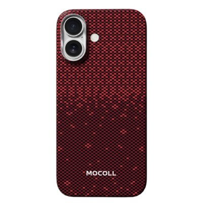 Etui MOCOLL Bulletproof Aramid Picking Blossoms do Apple iPhone 17 Czerwony
