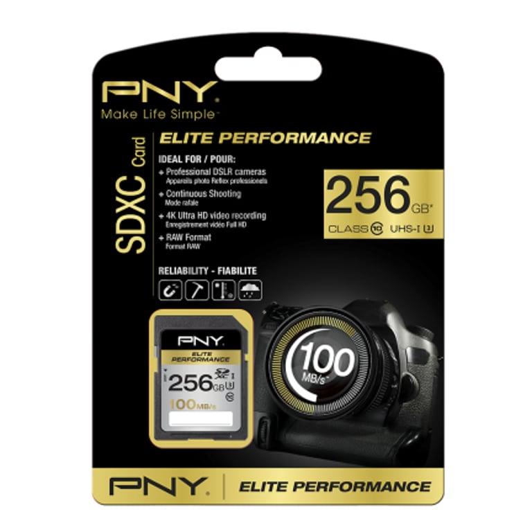 PNY 256GB SDXC class 10 UHS-I Klasa 10 SD256ELIPER-EF