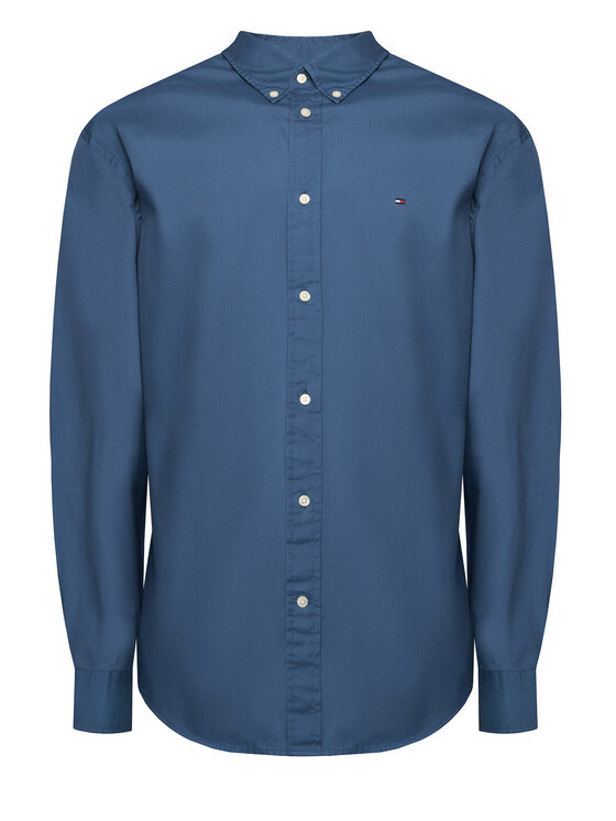 Tommy Hilfiger Koszula MW0MW37550 Niebieski Regular Fit
