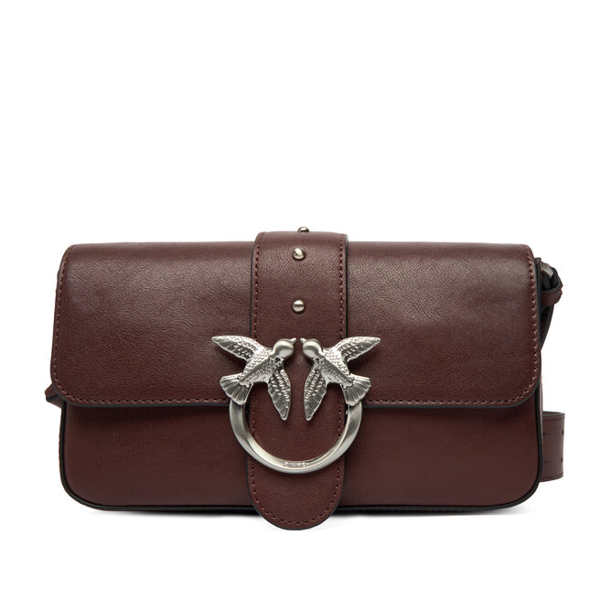 Torebka PINKO Love One Slouchy Zip Mini AI 25-26 PLTT 105345 A2JG Brązowy