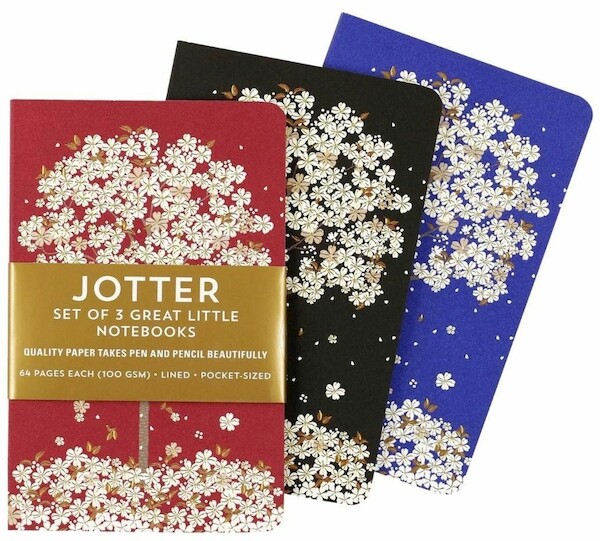 Notatniki Jotter Spadające Kwiaty 9x14cm (3 szt)