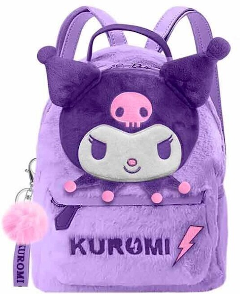 Plecak pluszowy Hello Kitty Kuromi 32cm KU00028