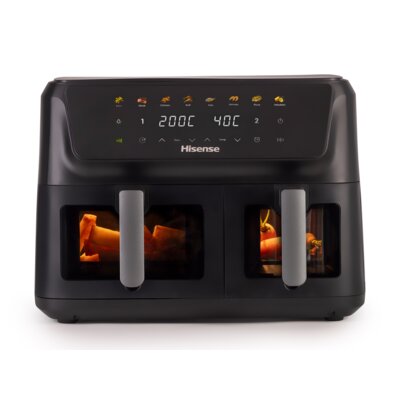 HISENSE HAF2700DCD Czarny 11l z podwójnym koszem 8 automatycznych programów