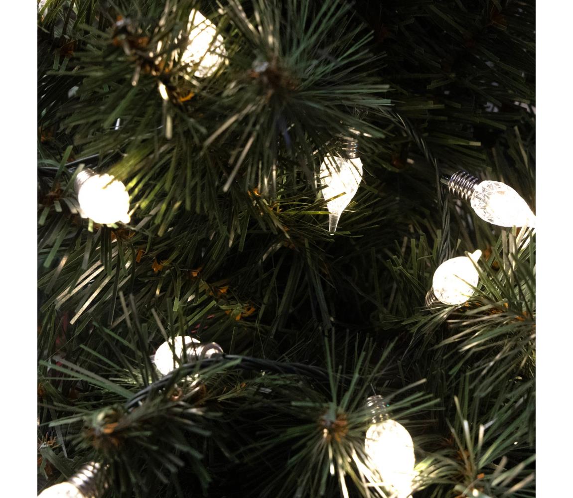 LED Zewnętrzny łańcuch świąteczny LINE 200 diod LED 12,75 m IP44 ciepła biel