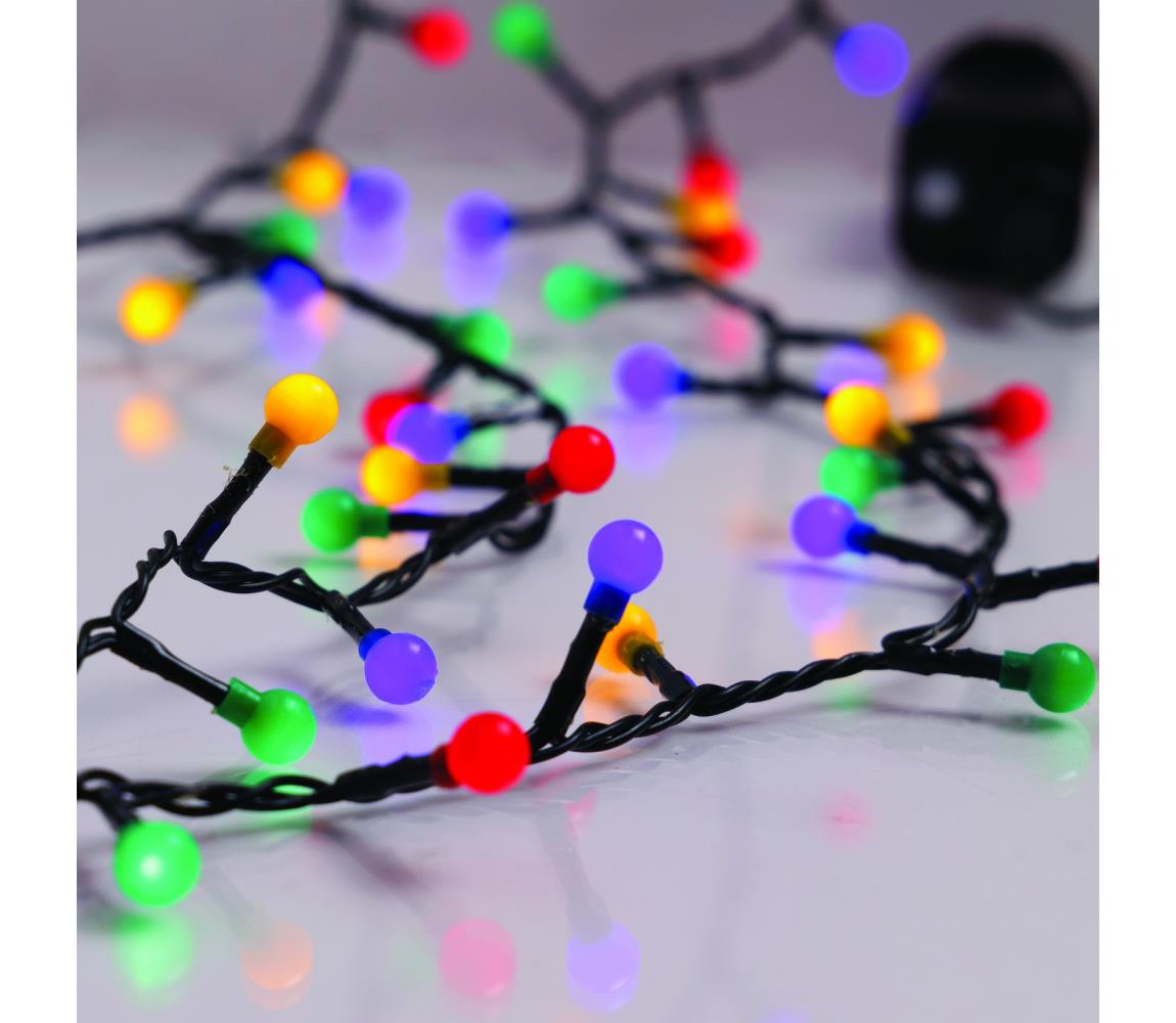 LED zewnętrzny łańcuch świąteczny LINE 500 diod LED 17,9 m IP44 wielokolorowy