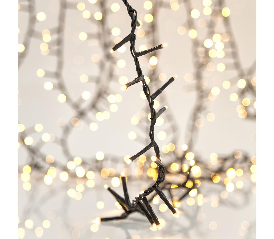 LED Zewnętrzny świąteczny łańcuch SNAKE 800xLED/12W/230V 19,1 m IP44 ciepłe białe światło