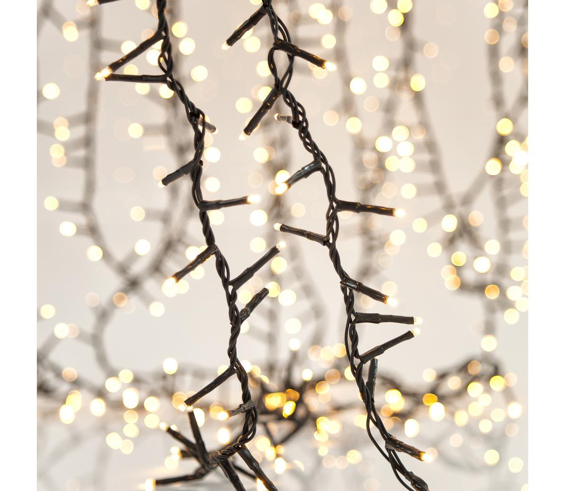 Zewnętrzny świąteczny łańcuch świetlny LED SNAKE 1300xLED 31,16 m IP44 ciepła biel