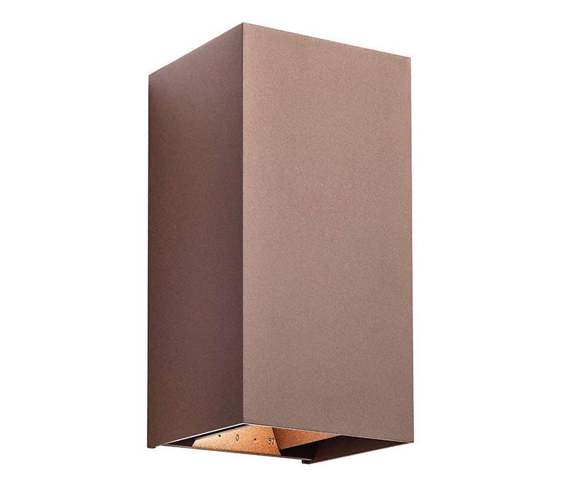 Redo 90554 - Zewnętrzny kinkiet LED VARY 2xLED/10W/230V 3000K IP54 brązowy