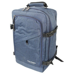 Solidny Plecak Bag Street ''DE LUXE'' Średni Plecak Rekreacyjny Rowerowy BS4007 GRANATOWY 40 x 26 x 19 [cm]